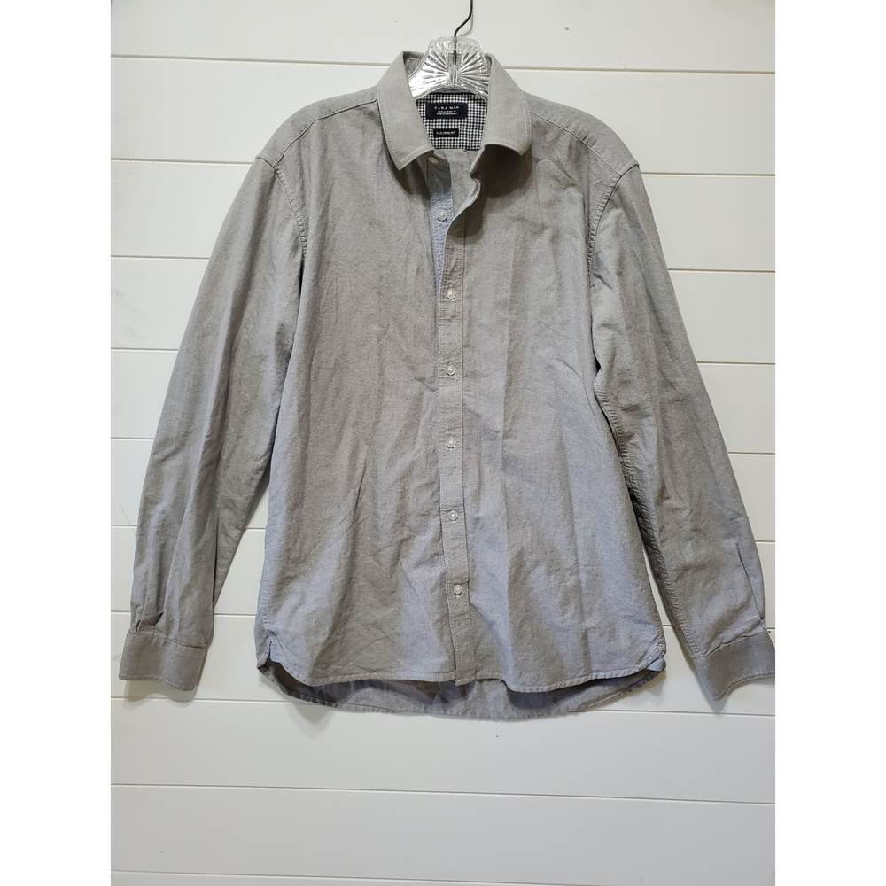 Zara Man tailored fit long sleeve buttoned down